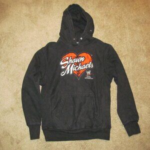 Vintage Shawn Michaels Heartbreak Kid WWE Embroidered Hooded Sweatshirt Size XS